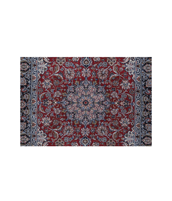 handmade medallion Isfahan rug | Percarin
